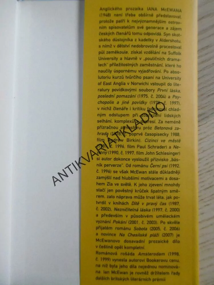 ČERNÍ PSI, IAN MCEWAN, **an