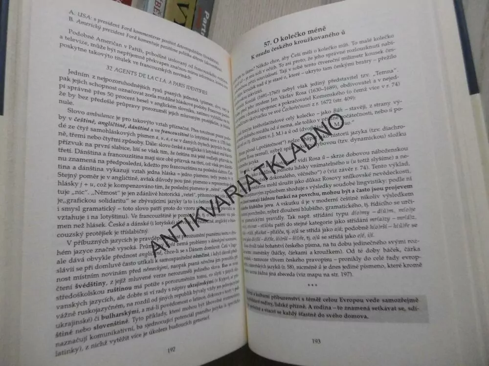 BRÁNA JAZYKEM OTVÍRANÁ ANEB O ČEŠTINĚ SVĚTOVÉ, JIŘÍ MARVAN, **an