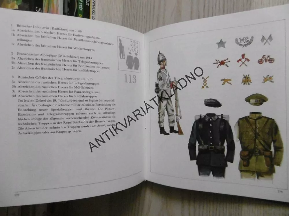UNIFORMEN EUROPÄISCHER ARMEN, UNIFORMY EVROPSKÝCH ARMÁD, **an