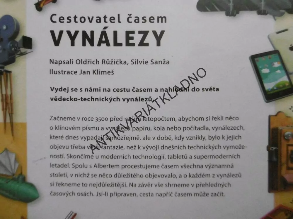 CESTOVATEL ČASEM: VYNÁLEZY, **an