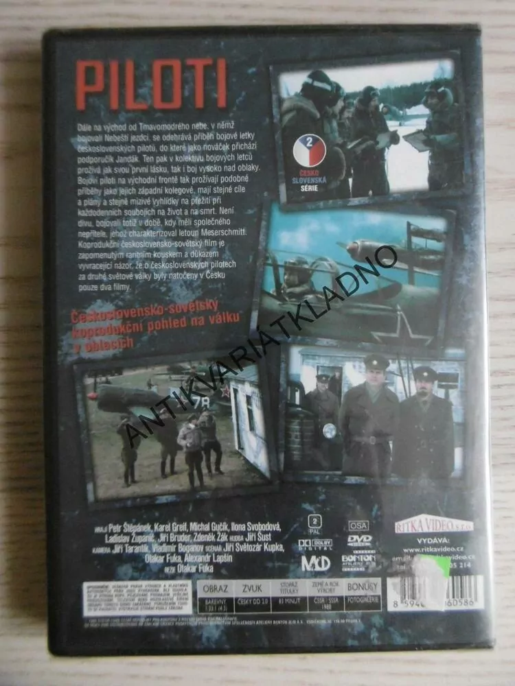 PILOTI, DVD FILM ČR