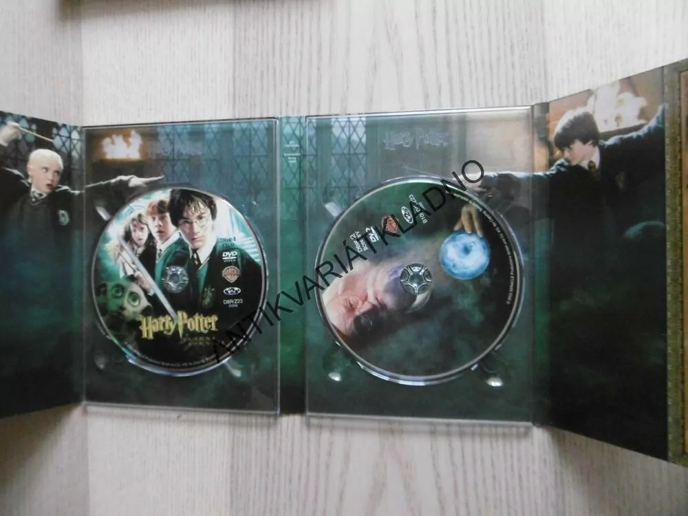 HARRY POTTER 2 DVD - KÁMEN MUDRCŮ, TAJEMNÁ KOMNATA, DVD FILM