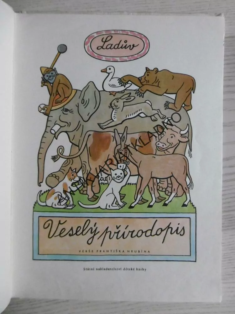 LADŮV VESELÝ PŘÍRODOPIS, FRANTIŠEK HRUBÍN, JOSEF LADA, **an