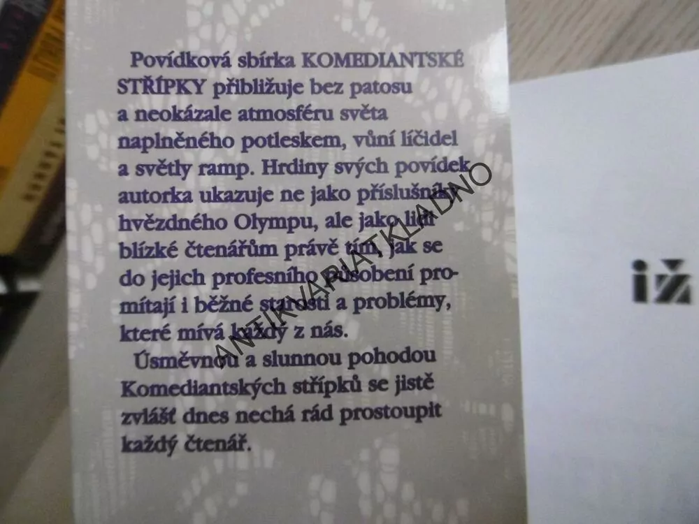 KOMEDIANTSKÉ STŘÍPKY, NAĎA GAJEROVÁ-MAUEROVÁ, **an