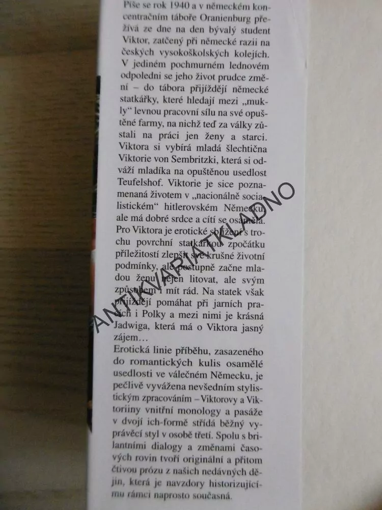 LÁSKY Z TEUFELSHOFU, ANTONÍN RAŠEK, **an