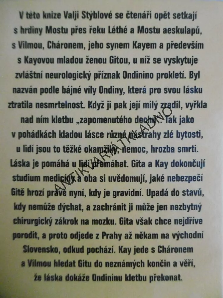 ONDININO PROKLETÍ, VALJA STÝBLOVÁ, **an