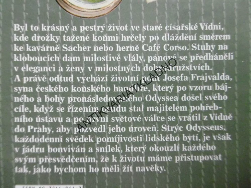 MŮJ STRÝC ODYSSEUS, JIŘÍ MAREK, **an