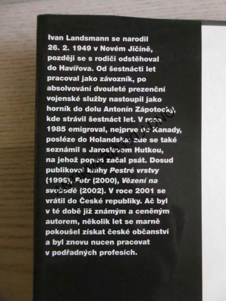 ŠESTÝ SMYSL, IVAN LANDSAMANN, **an