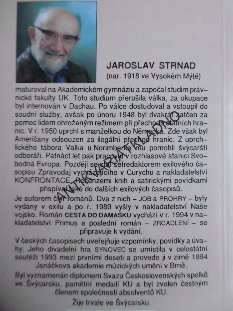CESTA DO DAMAŠKU, JAROSLAV STRNAD, **an