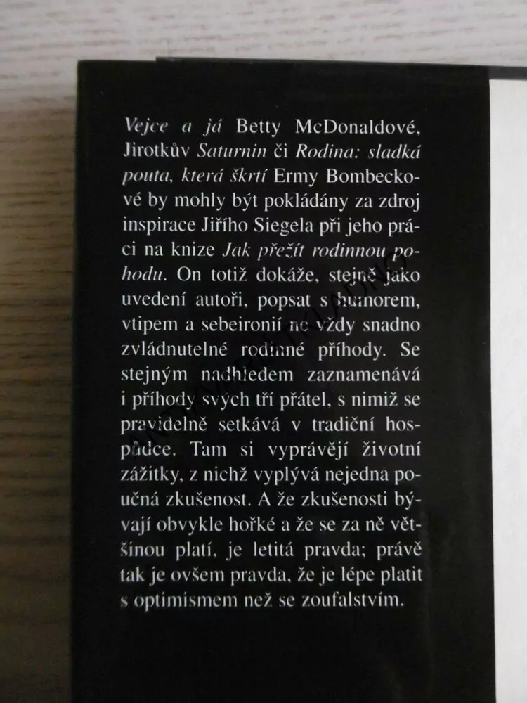 JAK PŘEŽÍT RODINNOU POHODU, JIŘÍ SIEGEL, **an