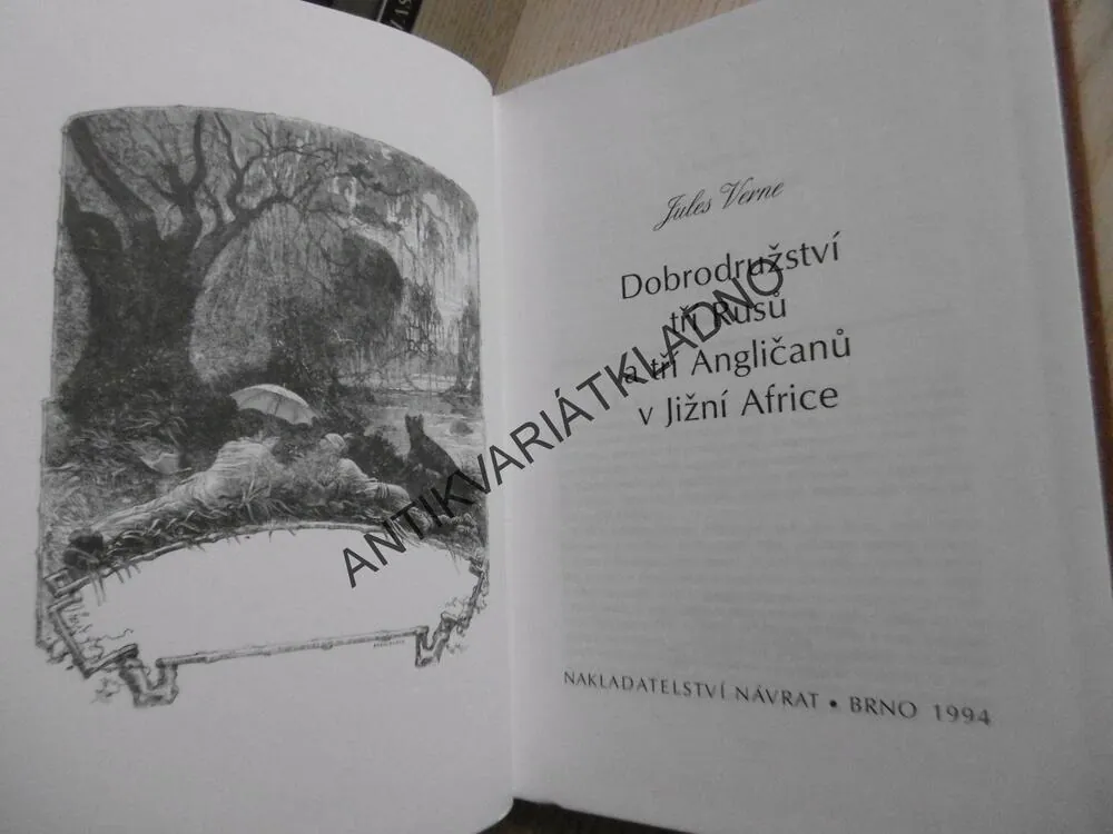 DOBRODRUŽSTVÍ TŘÍ RUSŮ A TŘÍ ANGLIČANŮ, JULES VERNE, **an