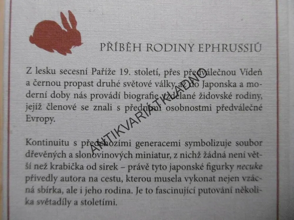 ZAJÍC S JANTAROVÝMA OČIMA, EDMUND DE WAAL, **an