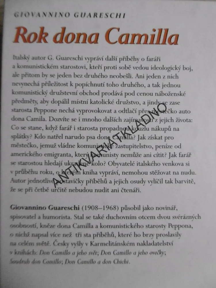 ROK DONA CAMILLA, GIOVANNINO GUARESCHI, **an