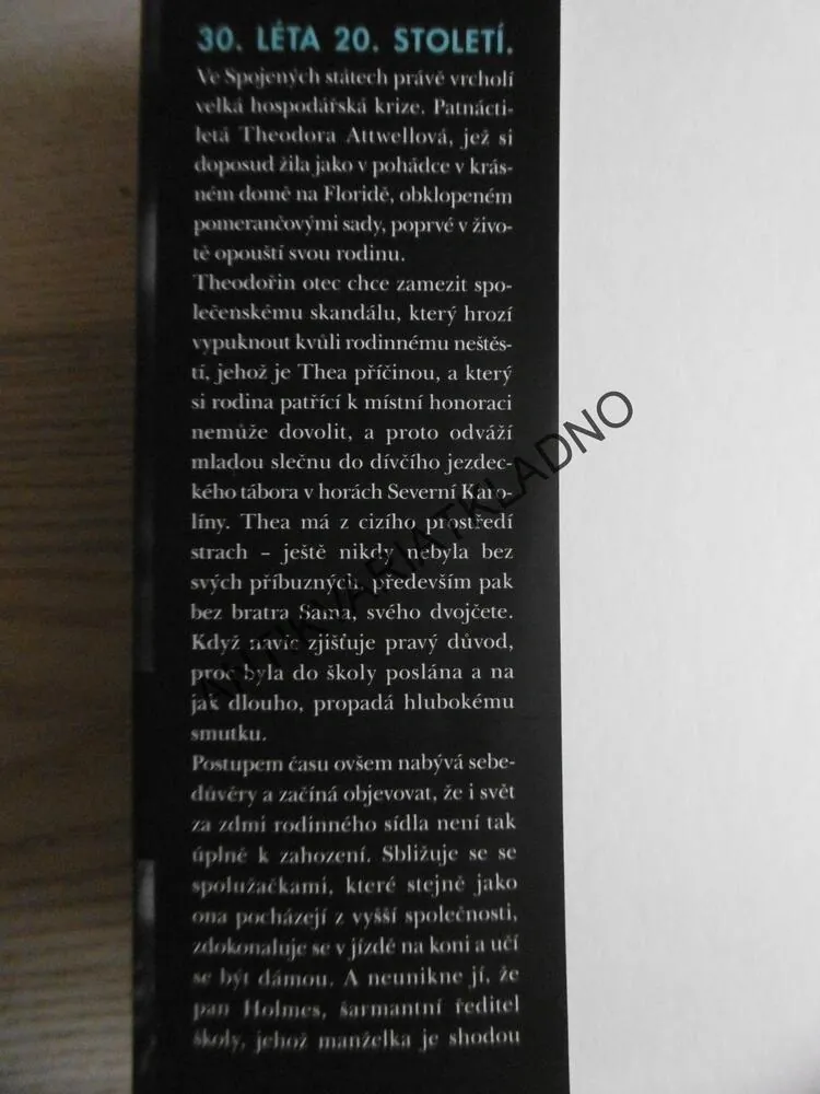 JEZDECKÝ TÁBOR YONAHLOSSEE, ANTON DISCLAFANIOVÁ, **an