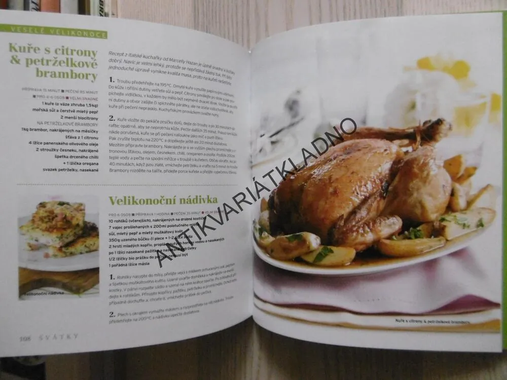 SVÁTEČNÍ MENU OD POLÉVKY PO DEZERT, EDICE APETIT, KUCHAŘKA, RECEPTY, **an