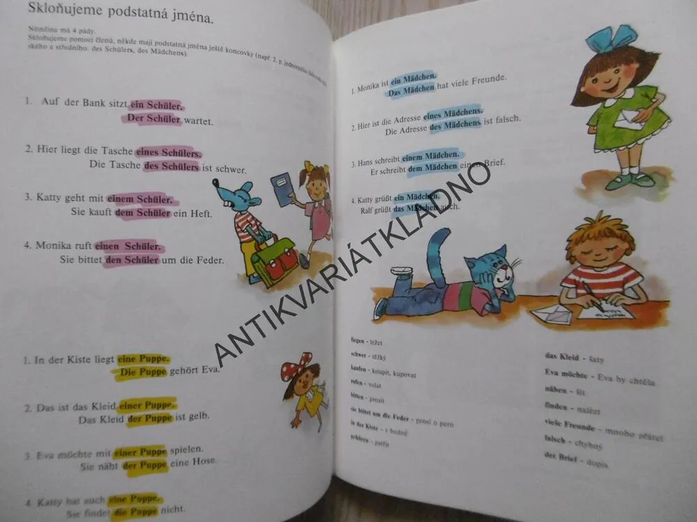 OBRÁZKOVÁ KNÍŽKA BILDERBUCH, JAZYK HROU, JOSEF ŠVARC, M.SVOBODA, **an