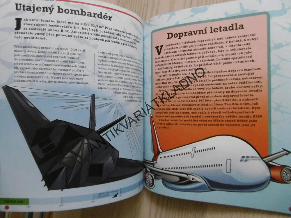 LETADLA, PROZKOUMEJ NEBE, **an