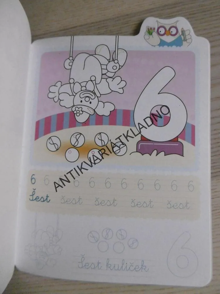 ČÍSLA, NALEPUJ, VYBARVUJ A PIŠ, VČETNĚ SAMOLEPEK