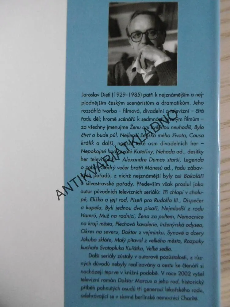 NA POČÁTKU BYLO SLOVO..., JAROSLAV DIETL, TELEVIZNÍ ROMÁN, **an