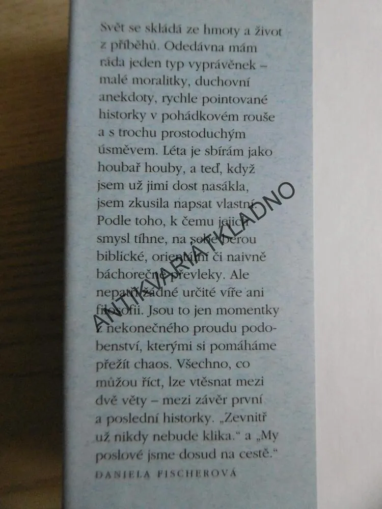 JISKRA VE SNĚHU, DANIELA FISCHEROVÁ, **an