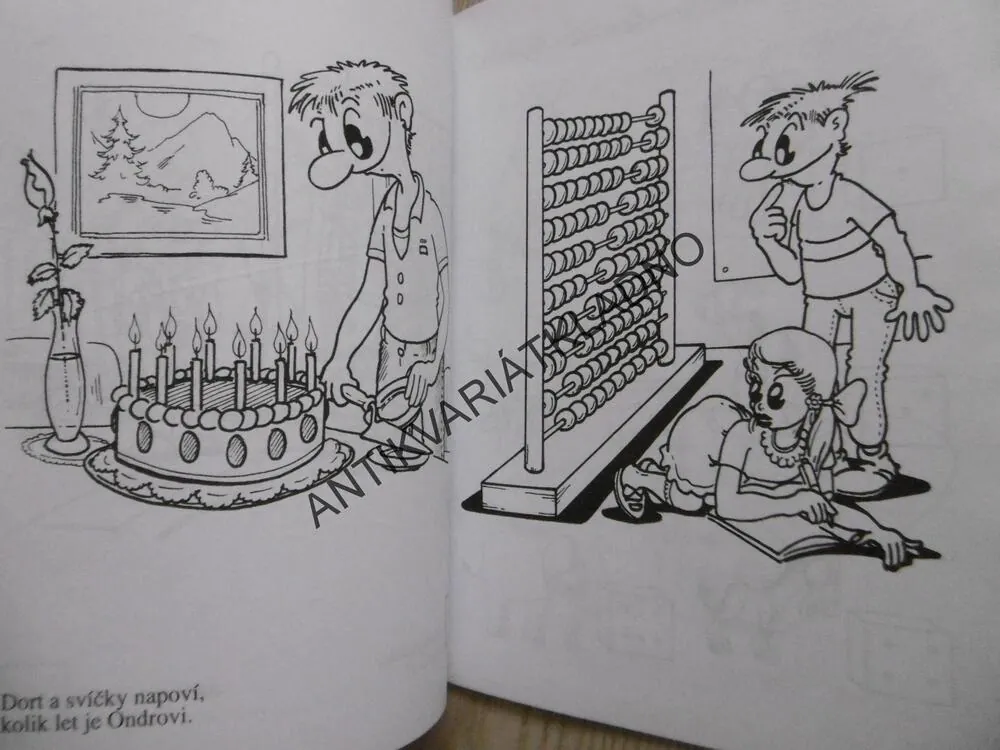 OMALOVÁNKY S ČÍSLICEMI, 