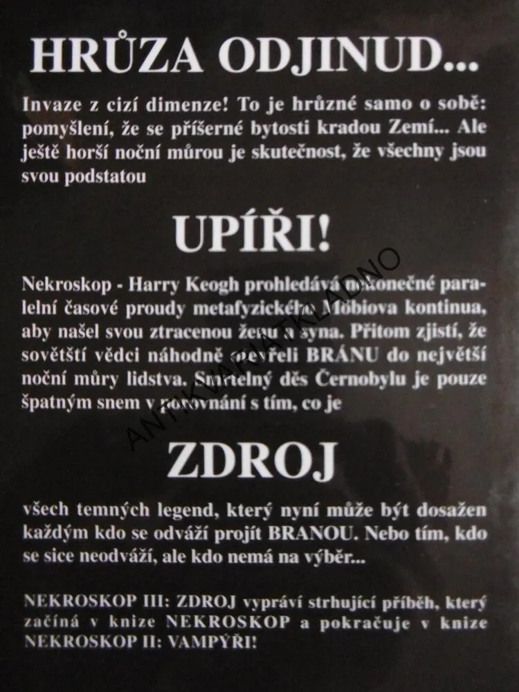 NEKROSKOP III., ZDROJ, BRIAN LUMLEY, **an