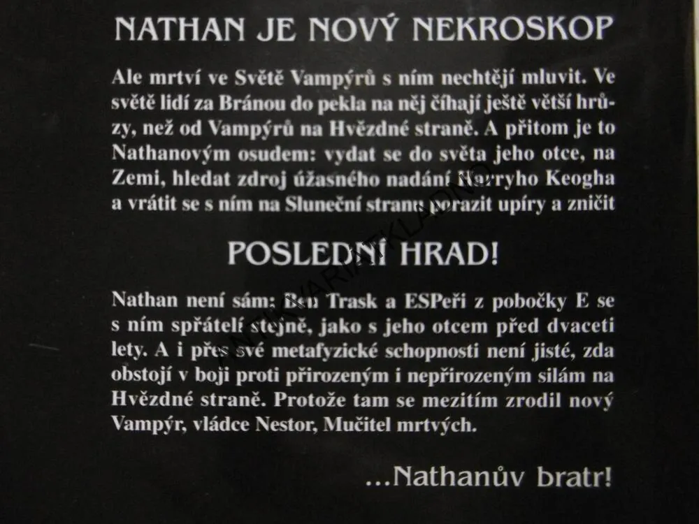 NEKROSKOP VII., POSLEDNÍ HRAD, BRIAN LUMLEY, **an