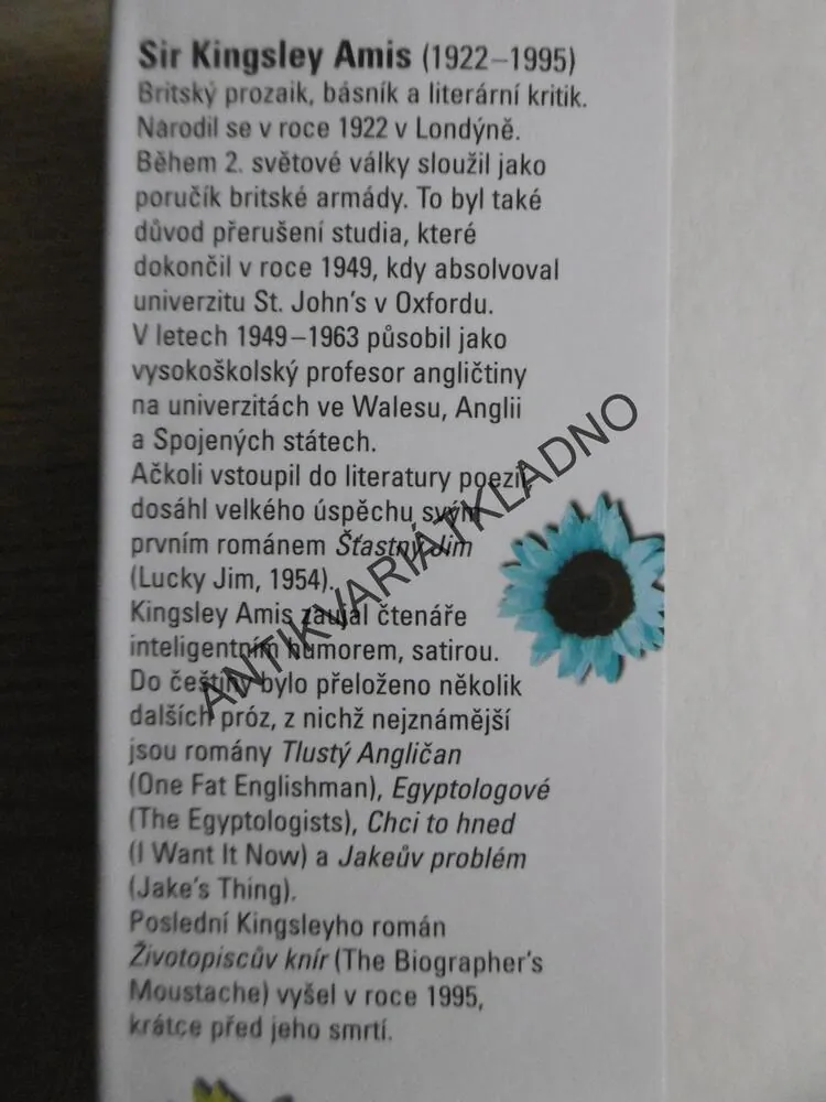 ŠŤASTNÝ JIM, KINGSLEY AMIS, **an