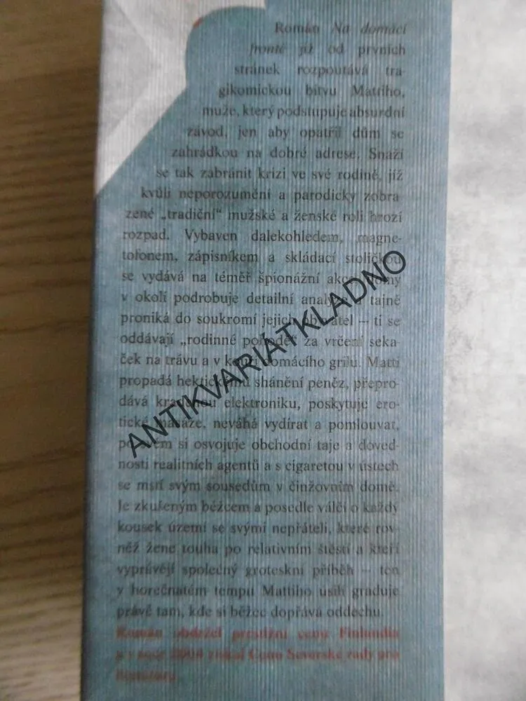 NA DOMÁCÍ FRONTĚ, KARI HOTAKAINEN, **an
