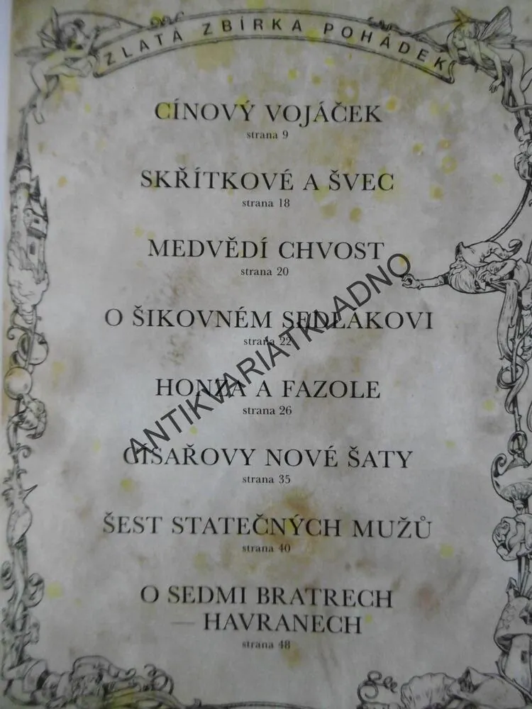 CÍNOVÝ VOJÁČEK A JINÉ POHÁDKY, **an