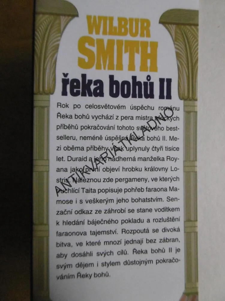 ŘEKA BOHŮ 2., WILBUR SMITH, **an