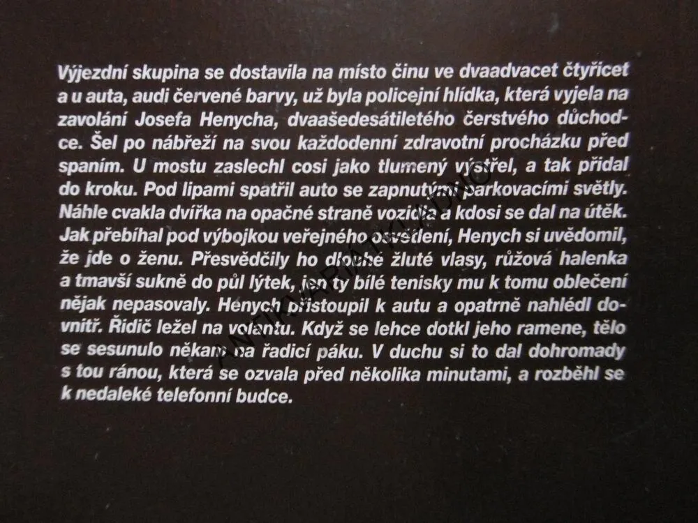 MRTVÝ Z NÁBŘEŽÍ, MILAN DUŠEK, **an