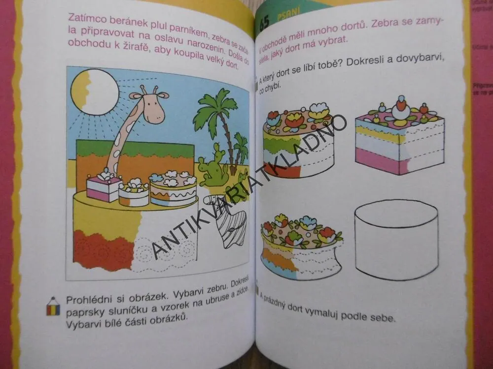 PRVNÍ ÚKOLY, UČÍME SE ČÍST, VYPRÁVĚT A PŘIPRAVUJEME SE NA PSANÍ, PŘEDŠKOLNÍ VÝCHOVA, **an