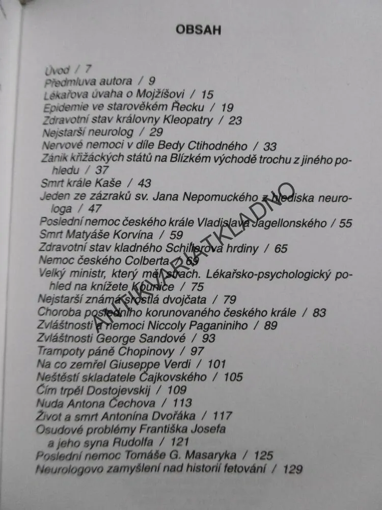 DRUHÁ ZPRÁVA O NEMOCECH SLAVNÝCH, IVAN LESNÝ, **an