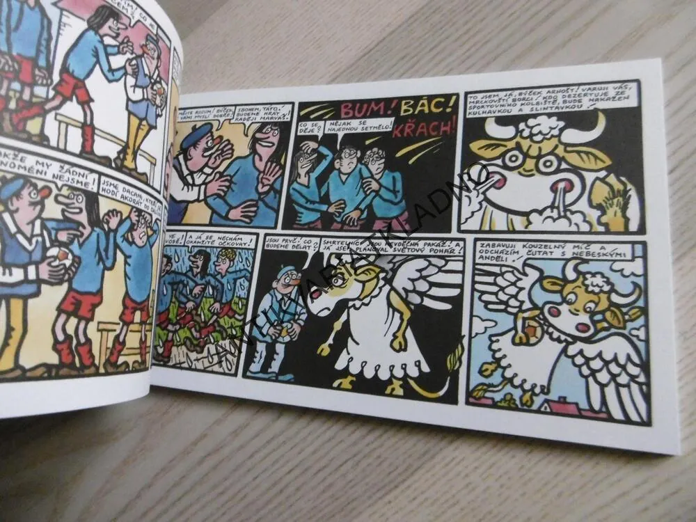 KOUZELNÝ MÍČ, NEPRAKTA, ŠVANDRLÍK, KREATIVNÍ KOMIKS, **an