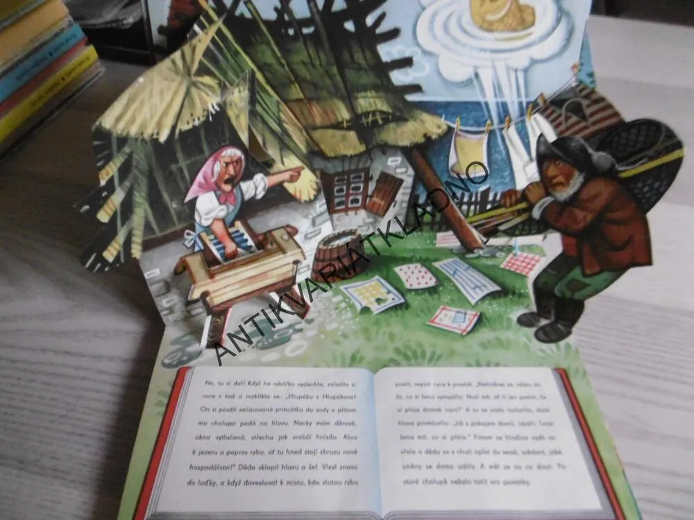 O RYBÁŘI A JEHO ŽENĚ, VOJTĚCH KUBAŠTA, 1970, PROSTOROVÉ LEPORELO,