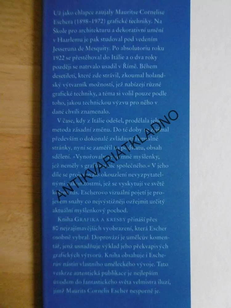 GRAFIKA A KRESBY, M.C.ESCHER,