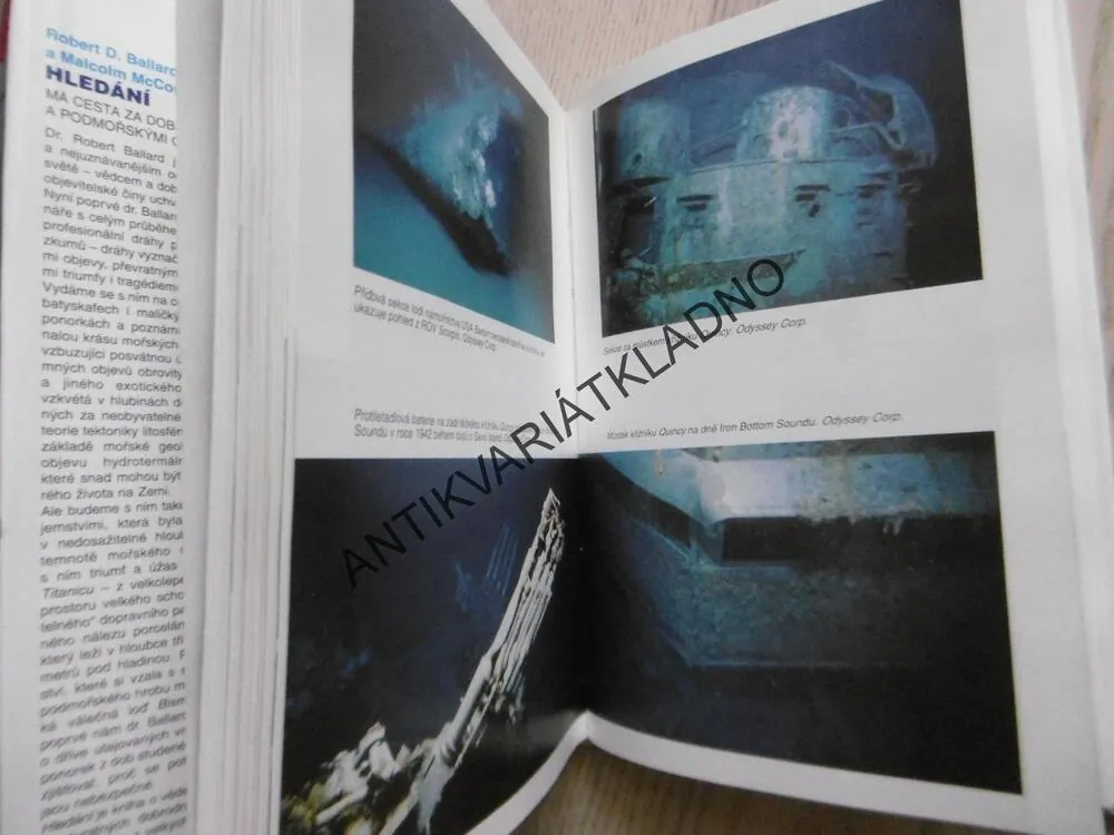 HLEDÁNÍ, ROBERT BALLARD, MALCOLM MCCONNELL, **an
