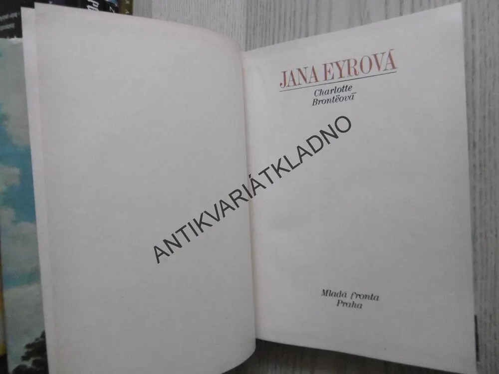 JANA EYROVÁ, CHARLOTTE BRONTËOVÁ, **an