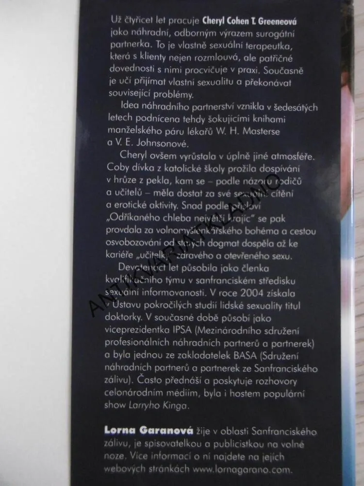 INTIMNÍ ŽIVOT, CHERYL T. COHEN GREENEOVÁ, LORNA GARANOVÁ, **an