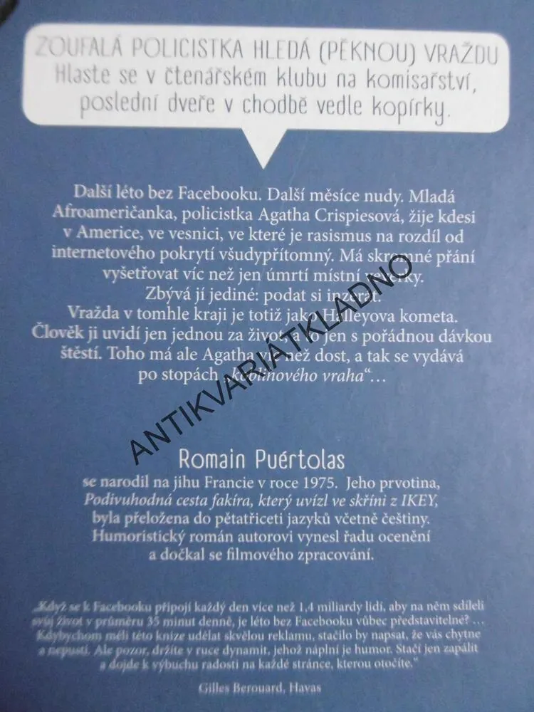 LÉTO BEZ FACEBOOKU, ROMAIN PUÉRTOLAS, **an