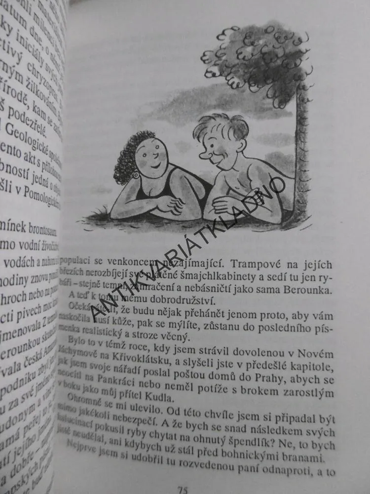 SEDÍ RYBÁŘ U VODY, VILÉM WERNER, **an