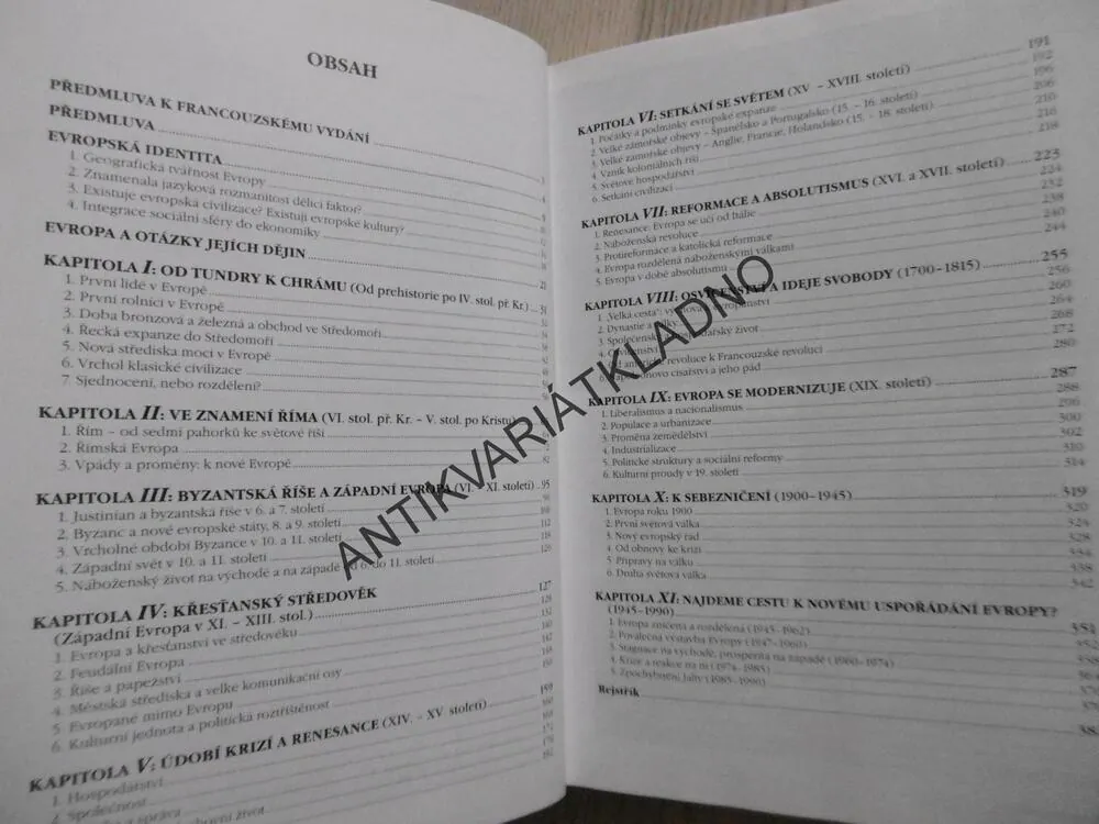 DĚJINY EVROPY, NAPSÁNO 12 EVROPSKÝMI HISTORIKY, **an