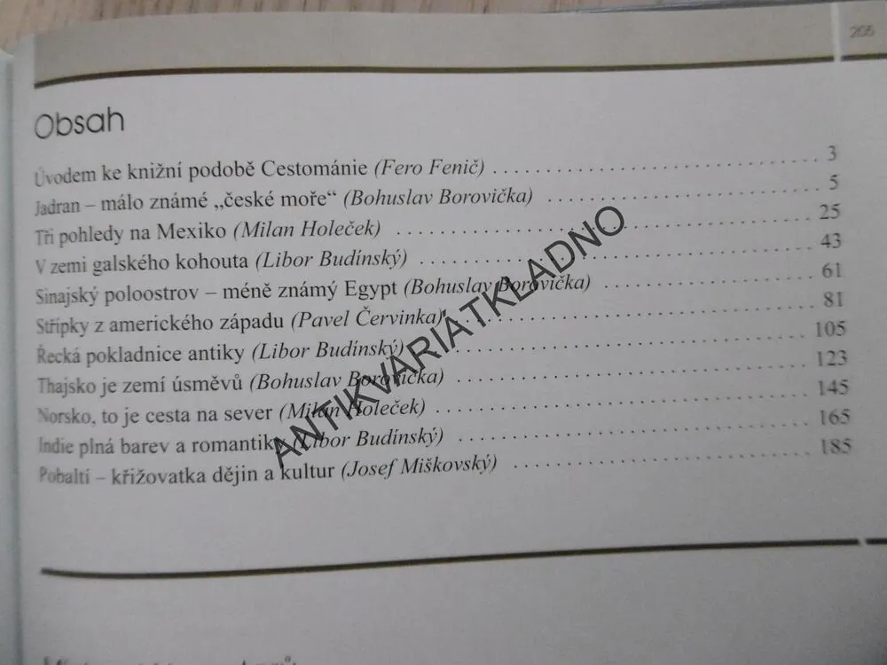 CESTOMÁNIE I., **an