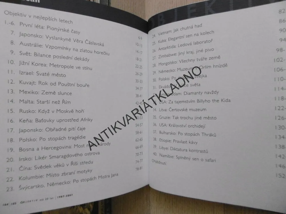 OBJEKTIV MÁ 20 LET, ŠPONAR, KREJČOVÁ, HORÁČKOVÁ, **an