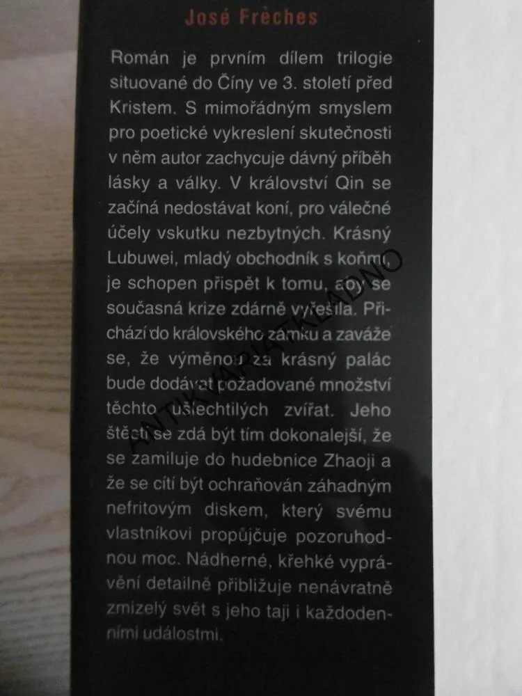 SÉRIE NEFRITOVÝ DISK, JOSÉ FRECHES, 3 KNIHY, **an