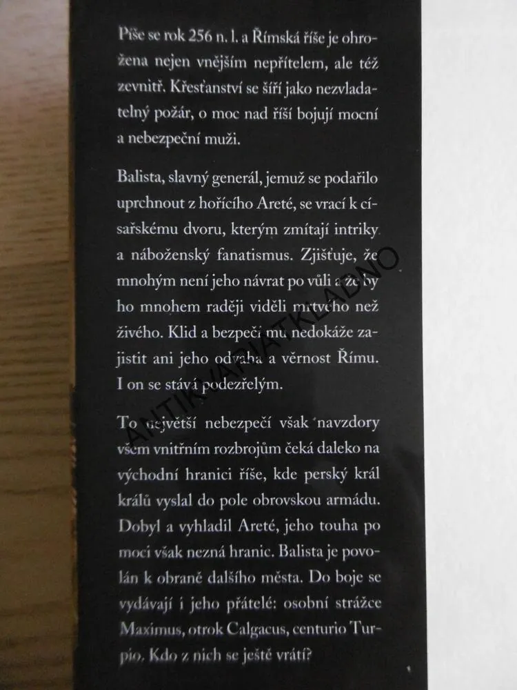 ŘÍMSKÝ VÁLEČNÍK, KRÁL KRÁLŮ, HARRY SIDEBOTTOM, **an