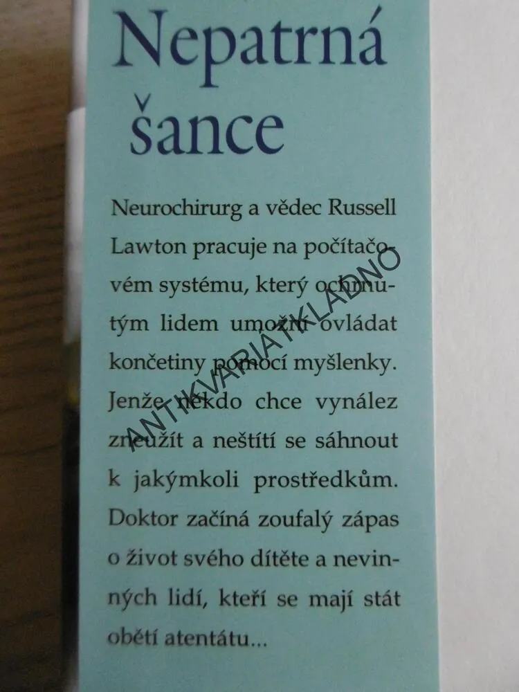 NEPATRNÁ ŠANCE, ALLEN WYLER, **an