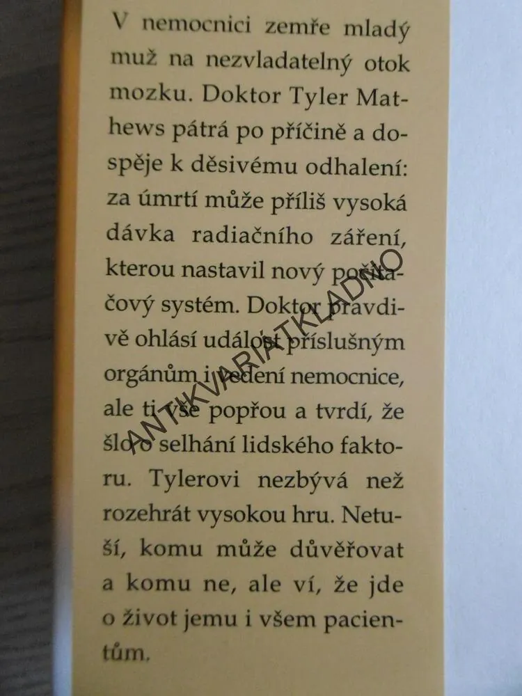 FATÁLNÍ OMYL, ALLEN WYLER, **an