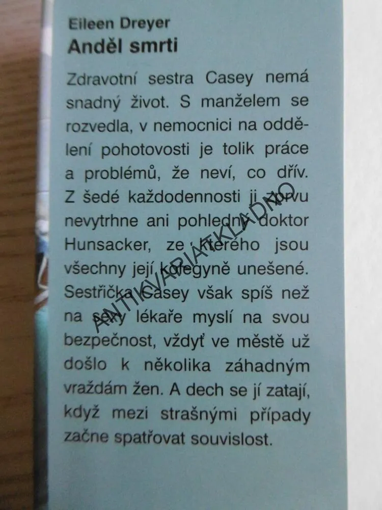 ANDĚL SMRTI, EILEEN DREYER, **an